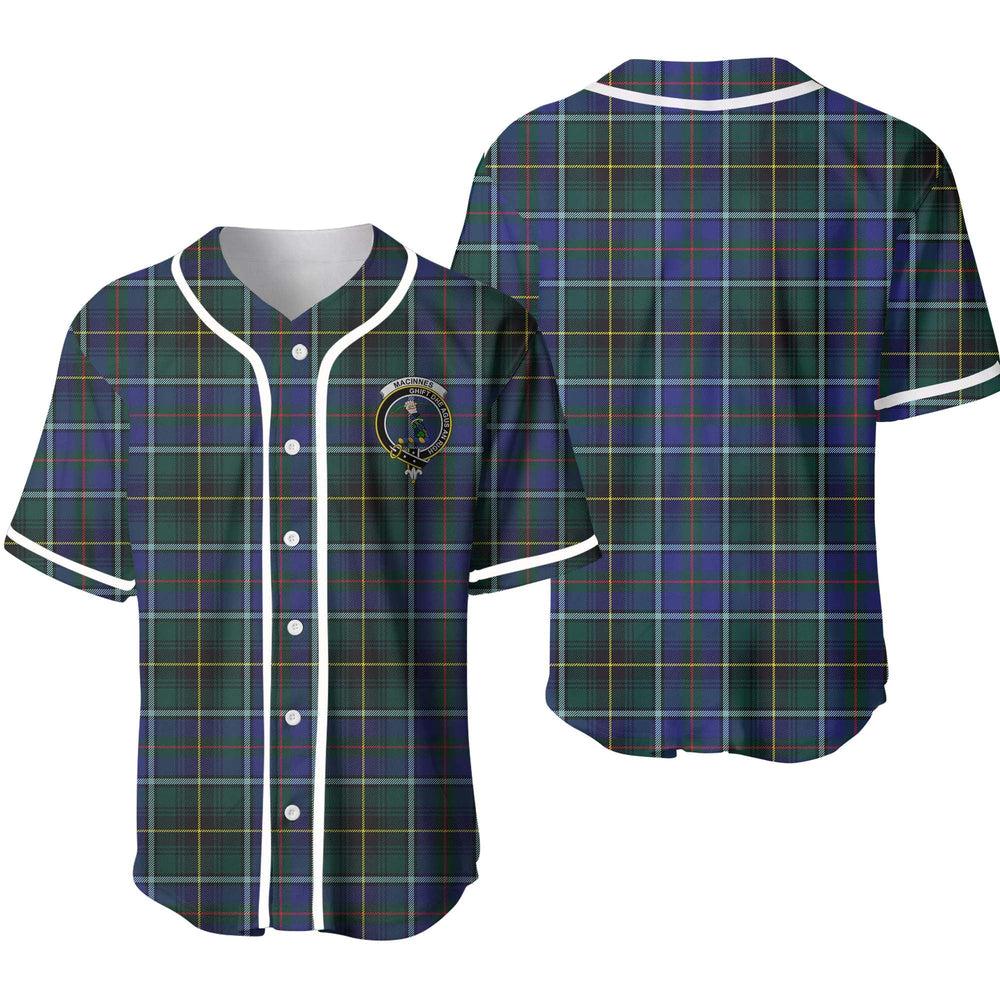 Clan MacInnes Tartan Unisex Baseball Jersey UA96YL53 Clan MacInnes Tartan Today   