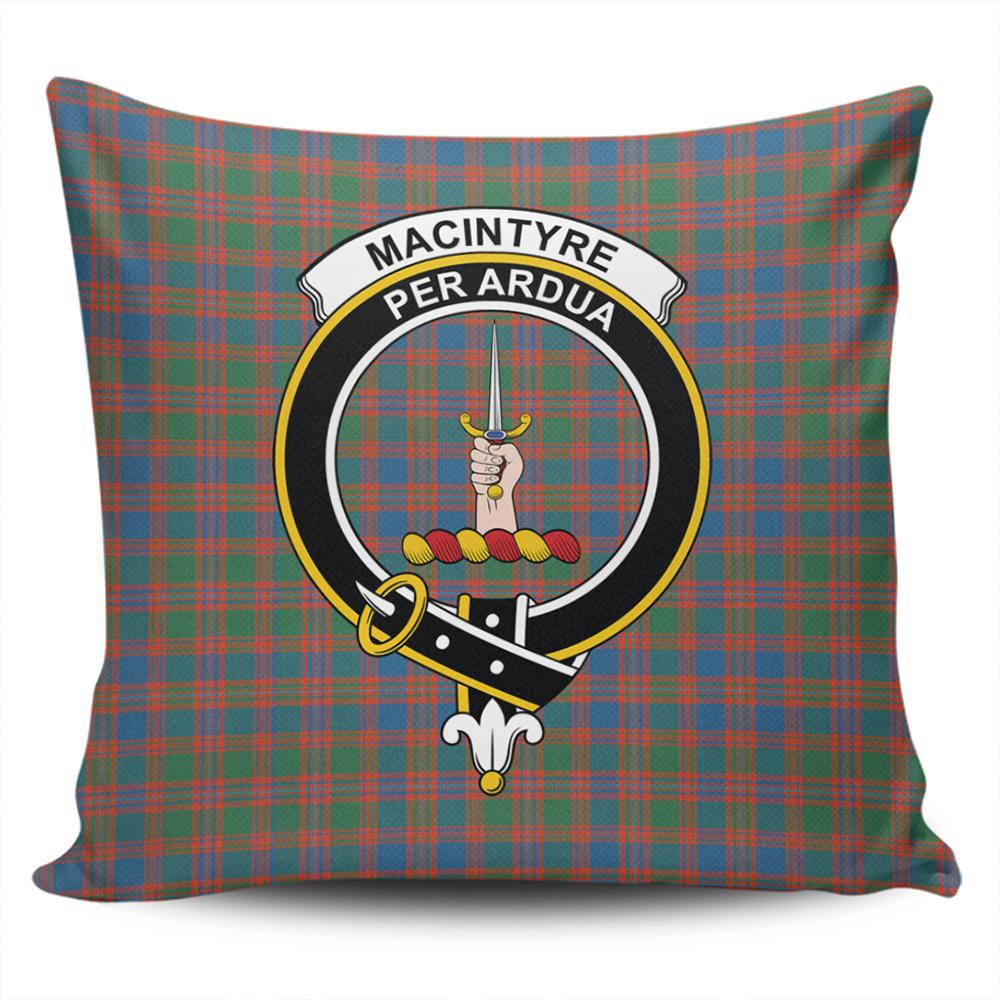 Clan MacIntyre Ancient Tartan Crest Pillow Cover RW20 Clan MacIntyre Tartan Today   