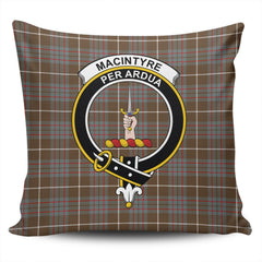 Clan MacIntyre Hunting Weathered Tartan Crest Pillow Cover CH60 Clan MacIntyre Tartan Today   
