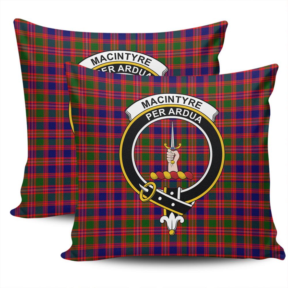 Clan MacIntyre Modern Tartan Crest Pillow Cover GA20 Clan MacIntyre Tartan Today   