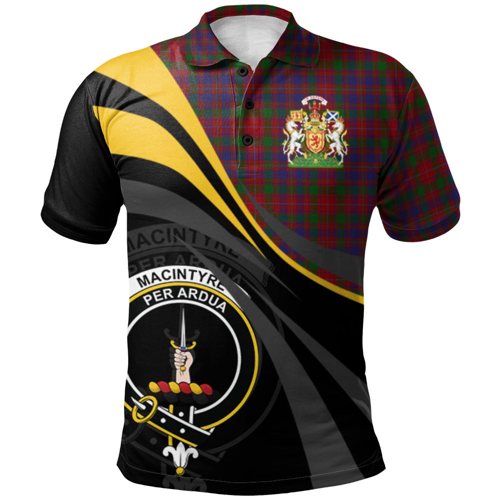Clan MacIntyre 02 Tartan Polo Shirt - Royal Coat Of Arms Style CY73 MacIntyre 02 Tartan Tartan Polo   