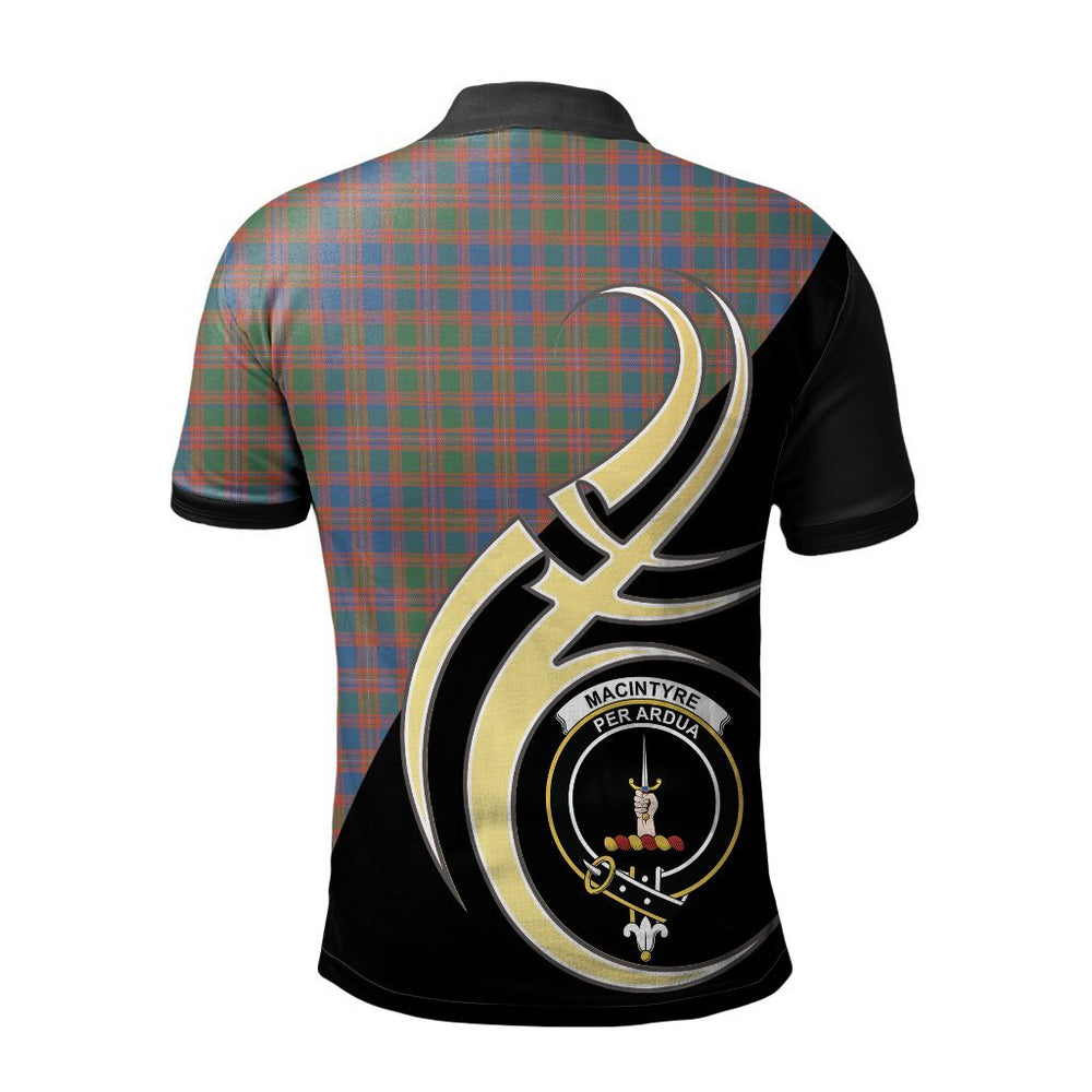Clan MacIntyre Ancient Tartan Polo Shirt - Believe In Me Style FR41 MacIntyre Ancient Tartan Tartan Polo   