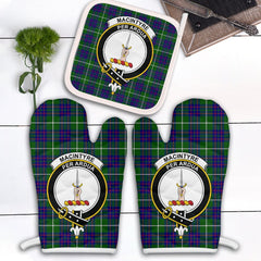 Clan MacIntyre Hunting Modern Tartan Crest Oven Mitt And Pot Holder (2 Oven Mitts + 1 Pot Holder) XG40 Clan MacIntyre Tartan Today   