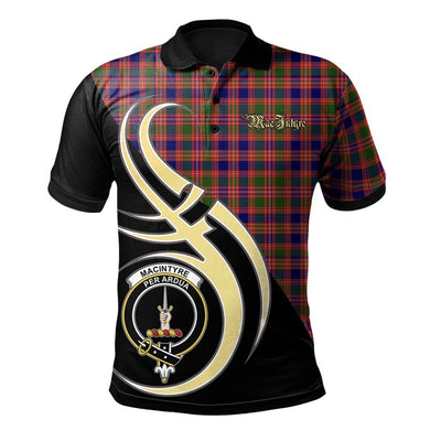 Clan MacIntyre Modern Tartan Polo Shirt - Believe In Me Style
