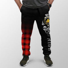 Clan MacIver Modern Tartan Crest Jogger Sweatpants  Alba Celtic Style VG10  Tartan Today   