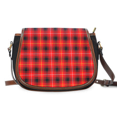 Clan MacIver Modern Tartan Saddle Handbags QP86 Clan Borthwick Tartan Today   