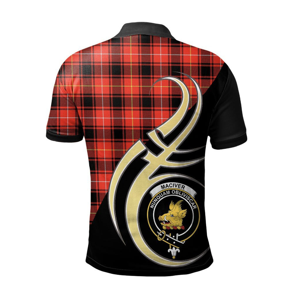 Clan MacIver Modern Tartan Polo Shirt - Believe In Me Style EV43 MacIver Modern Tartan Tartan Polo   