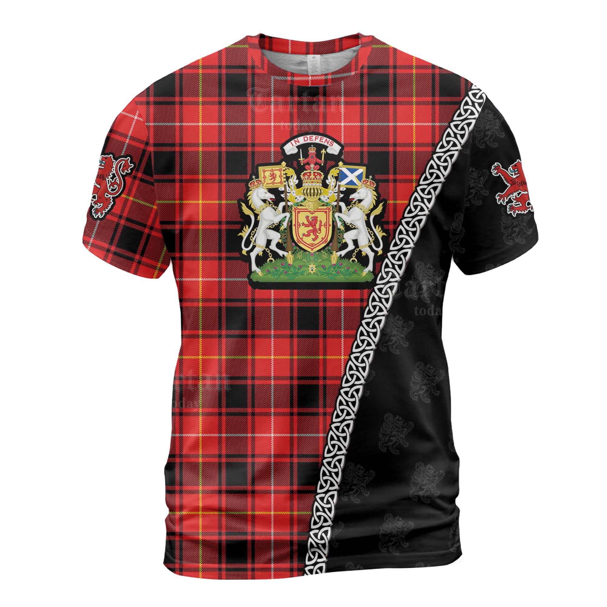 Personalized Clan MacIver Modern Tartan Shirt with Scotland Coat of Arms & Custom Name XH43