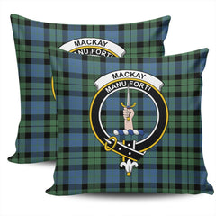 Clan MacKay Ancient Tartan Crest Pillow Cover OG10 Clan MacKay Tartan Today   