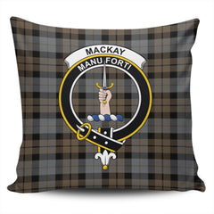 Clan MacKay Weathered Tartan Crest Pillow Cover XU30 Clan MacKay Tartan Today   