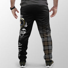 Clan MacKay Weathered Tartan Crest Jogger Sweatpants  Alba Celtic Style WK99 Clan MacKay Tartan Today   