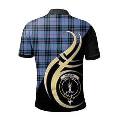 Clan MacKay Blue Tartan Polo Shirt - Believe In Me Style YZ99 MacKay Blue Tartan Tartan Polo   