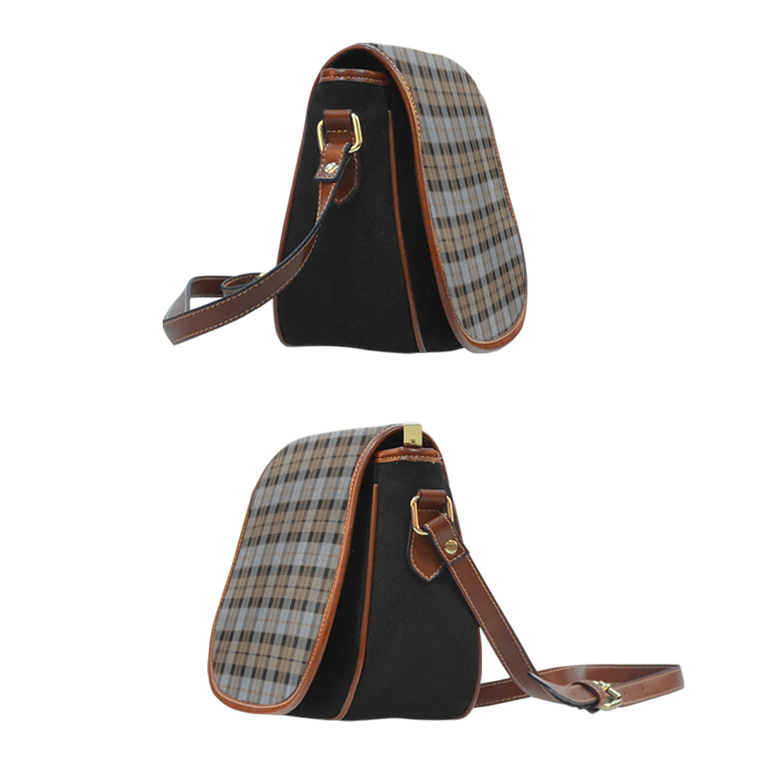 Clan MacKay Weathered Tartan Saddle Handbags HT37 Clan MacKay Tartan Today   