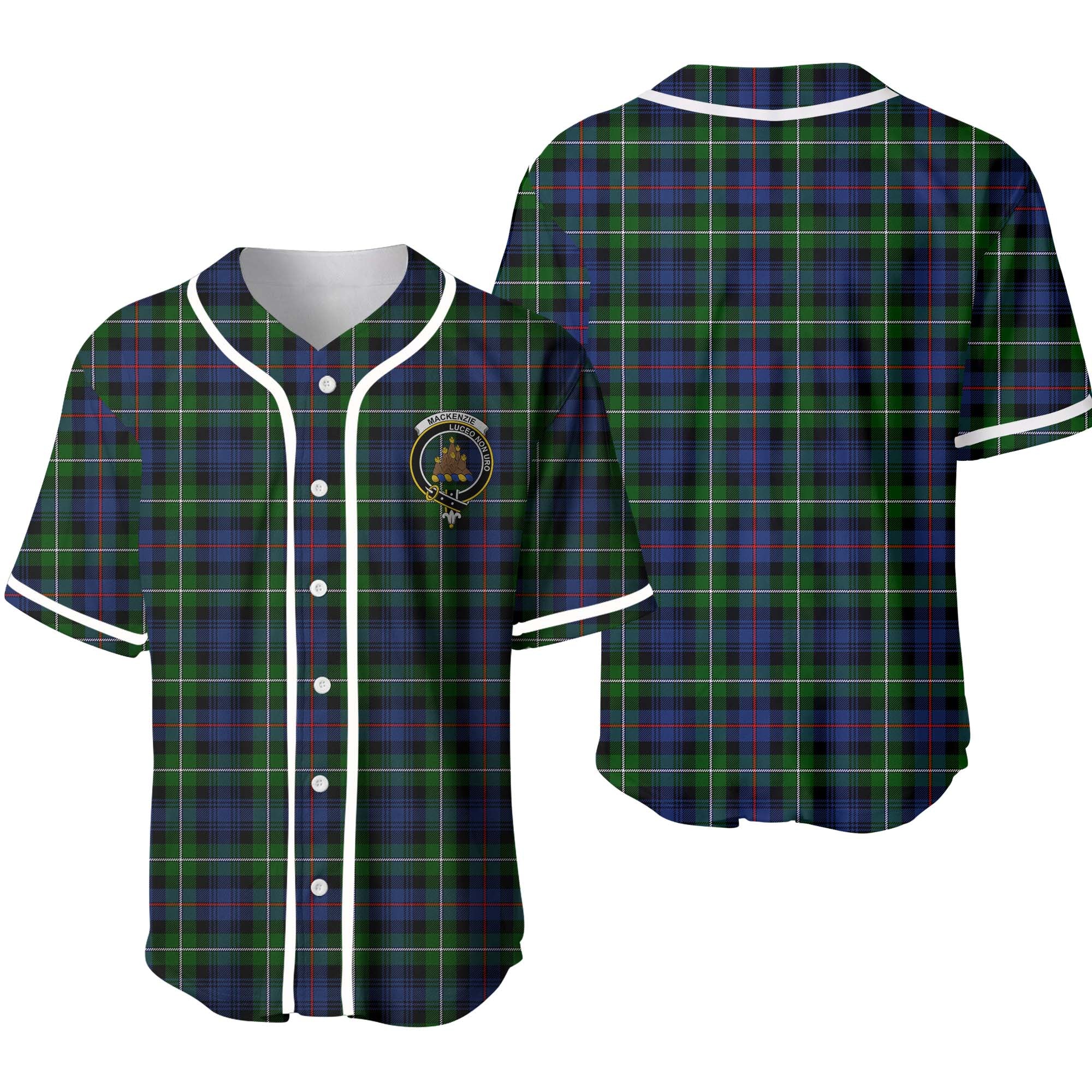 Clan MacKenzie Tartan Unisex Baseball Jersey UC42RA19 Clan MacKenzie Clan MacKenzie   