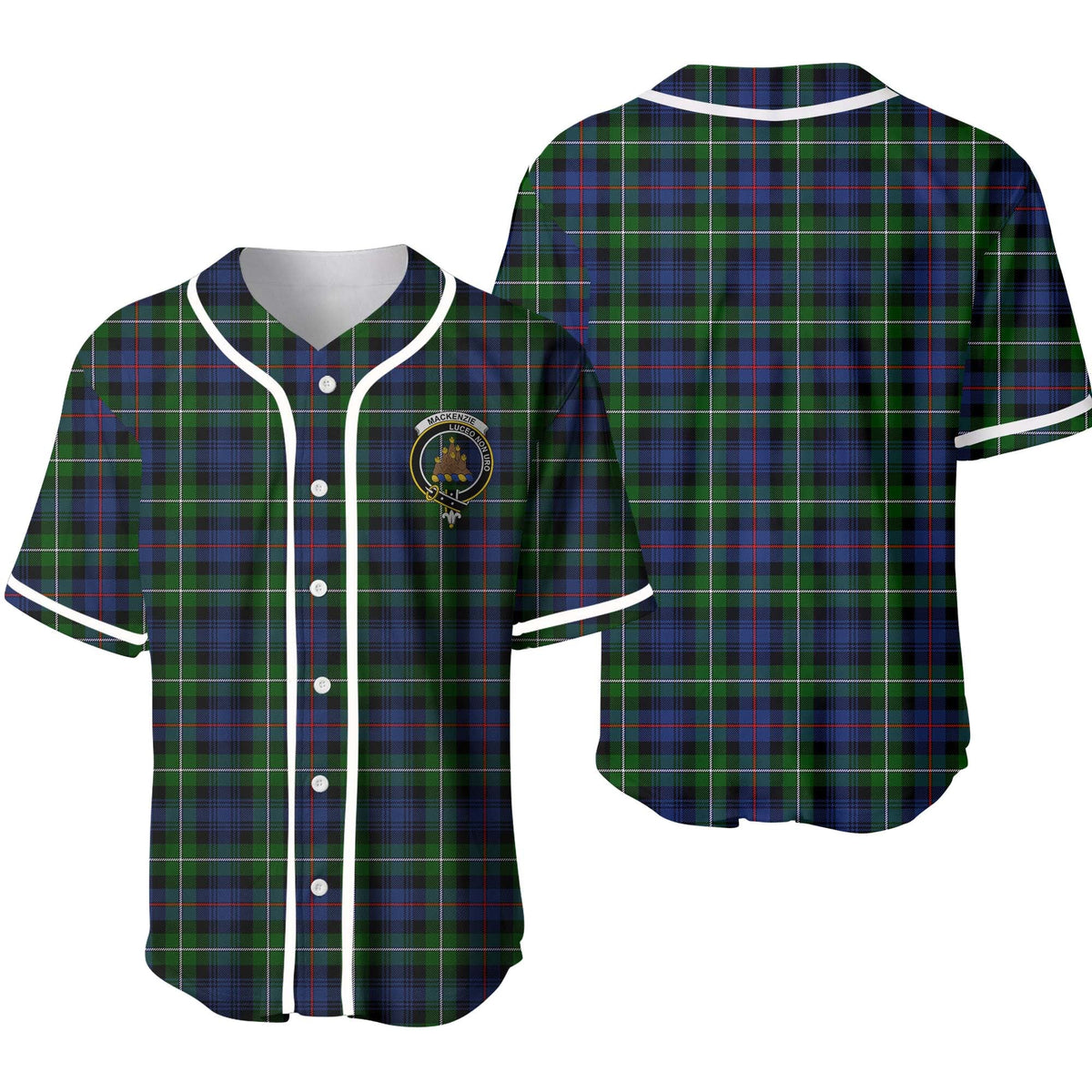 Clan MacKenzie Tartan Unisex Baseball Jersey UC42RA19 Clan MacKenzie Clan MacKenzie   