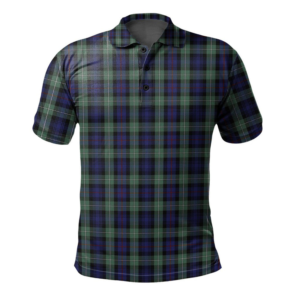Clan MacKenzie Hunting Green Tartan Polo Shirt QF77 MacKenzie Hunting Green Tartan Tartan Polo   