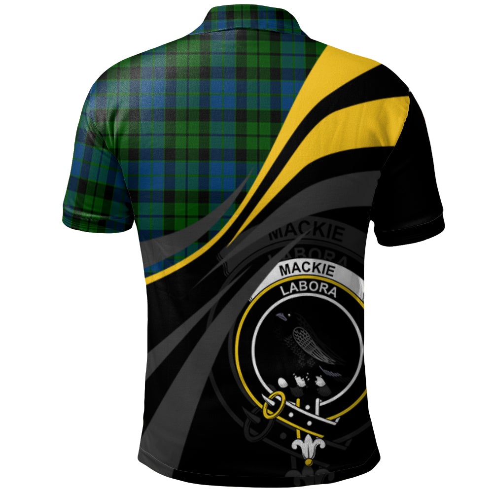 Clan MacKie Tartan Polo Shirt - Royal Coat Of Arms Style GL96 MacKie Tartan Tartan Polo   