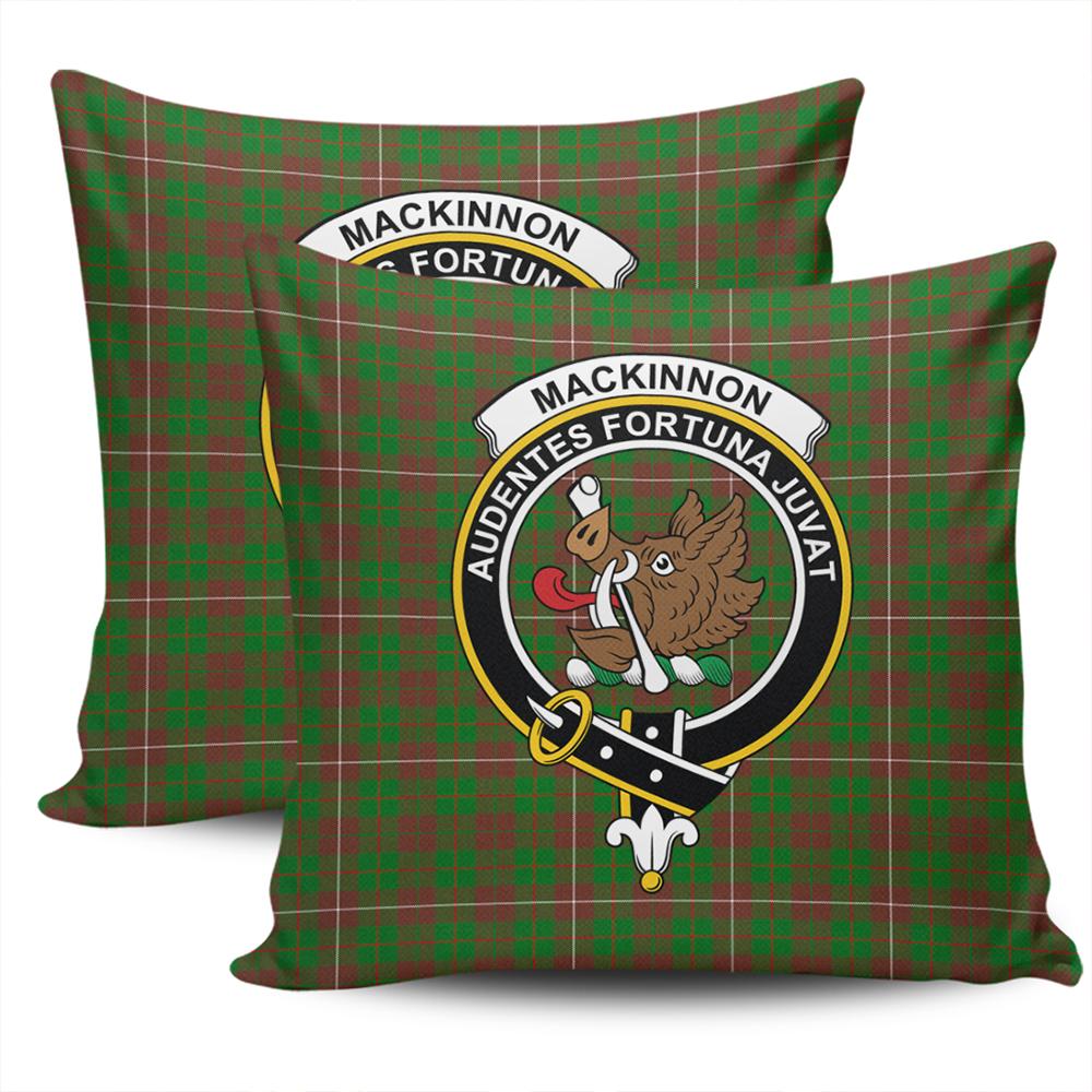 Clan MacKinnon Hunting Modern Tartan Crest Pillow Cover DC47 Clan MacKinnon Tartan Today   