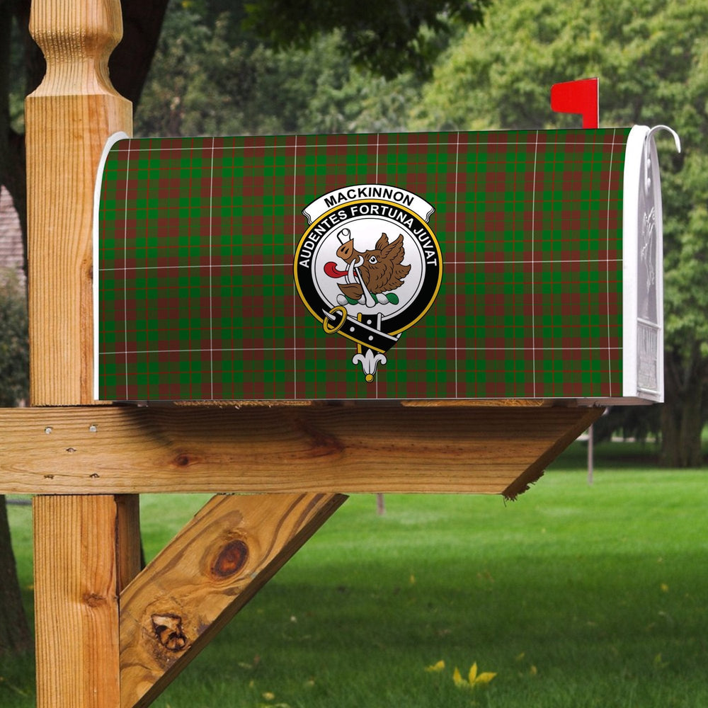 Clan MacKinnon Hunting Modern Tartan Crest Mailbox MZ11 Clan MacKinnon Tartan Today   