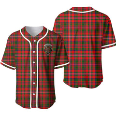 Clan Clan MacKinnon Tartan Unisex Baseball Jersey XO61VP24 Clan MacKinnon Tartan Today   