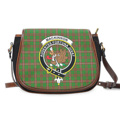 Clan MacKinnon Hunting Modern Tartan Crest Saddle Handbags QM58 Clan MacKinnon Tartan Today   