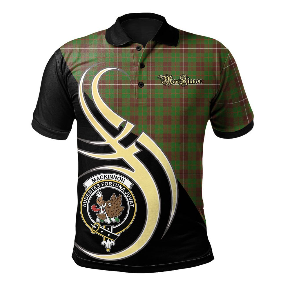 Clan MacKinnon Hunting Modern Tartan Polo Shirt - Believe In Me Style AL48 MacKinnon Hunting Modern Tartan Tartan Polo   