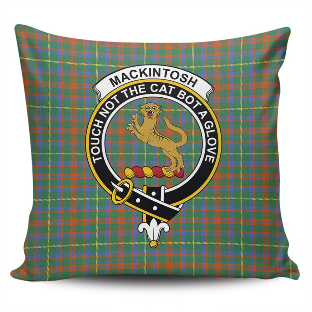Clan MacKintosh Hunting Ancient Tartan Crest Pillow Cover BJ83 Clan MacKintosh / MacIntosh Tartan Today   