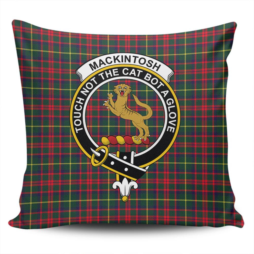 Clan MacKintosh Hunting Modern Tartan Crest Pillow Cover IK20 Clan MacKintosh / MacIntosh Tartan Today   