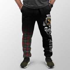 Clan MacKintosh Hunting Modern Tartan Crest Jogger Sweatpants  Alba Celtic Style AJ37 Clan MacKintosh / MacIntosh Tartan Today   