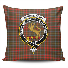 Clan MacKintosh Hunting Weathered Tartan Crest Pillow Cover GS43 Clan MacKintosh / MacIntosh Tartan Today   