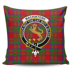 Clan MacKintosh Modern Tartan Crest Pillow Cover BU72 Clan MacKintosh / MacIntosh Tartan Today   