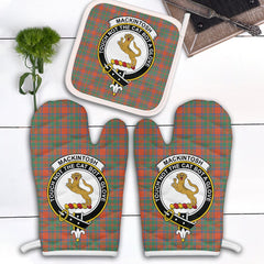 Clan MacKintosh Ancient Tartan Crest Oven Mitt And Pot Holder (2 Oven Mitts + 1 Pot Holder) ZU42 Clan MacKintosh / MacIntosh Tartan Today   