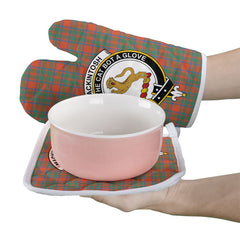 Clan MacKintosh Ancient Tartan Crest Oven Mitt And Pot Holder (2 Oven Mitts + 1 Pot Holder) ZU42 Clan MacKintosh / MacIntosh Tartan Today   