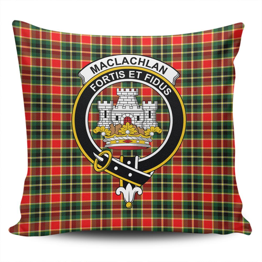 Clan MacLachlan Hunting Modern Tartan Crest Pillow Cover IT85 Clan Borthwick Tartan Today   