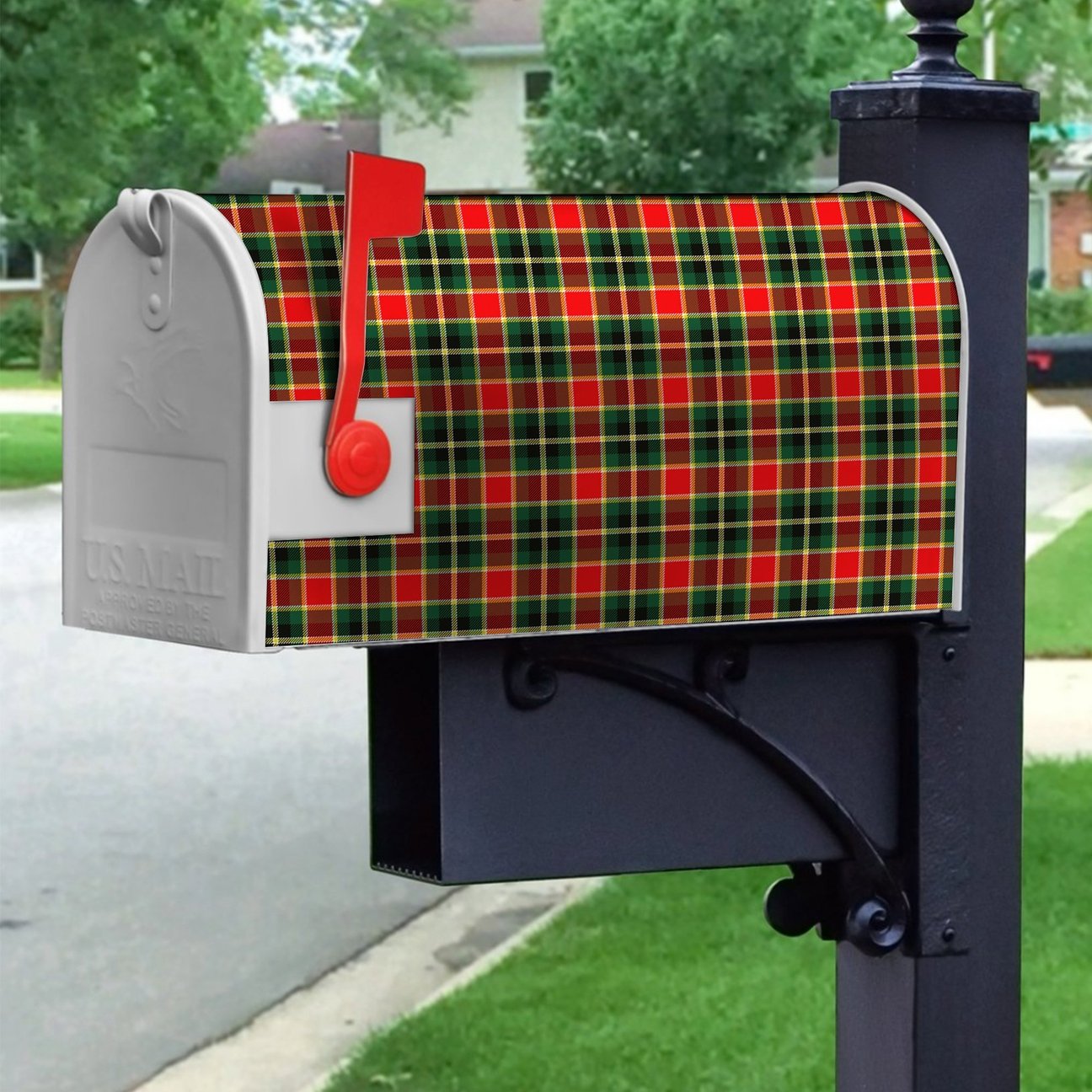 Clan MacLachlan Hunting Modern Tartan Crest Mailbox TS91 Clan Borthwick Tartan Today   