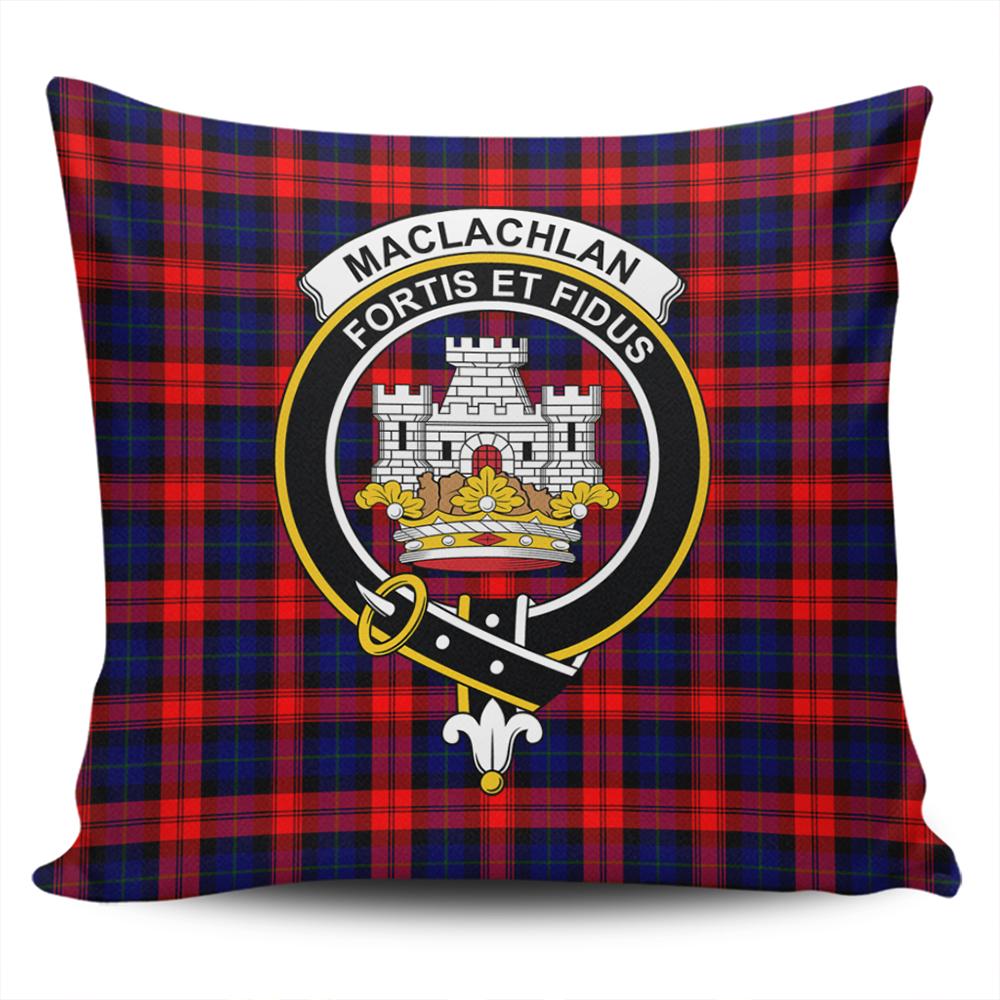 Clan MacLachlan Modern Tartan Crest Pillow Cover BL64 Clan Borthwick Tartan Today   