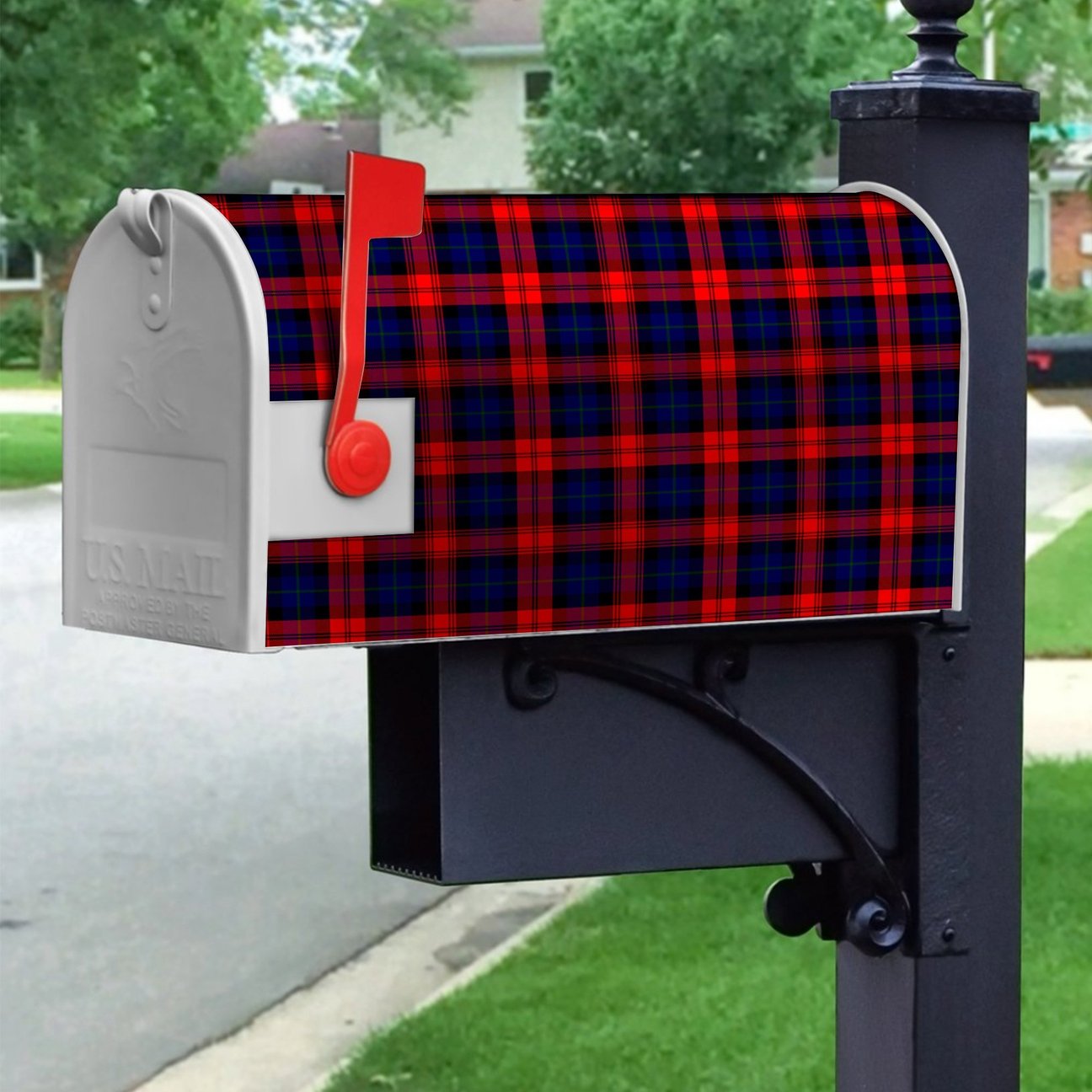 Clan MacLachlan Modern Tartan Crest Mailbox KV24 Clan Borthwick Tartan Today   