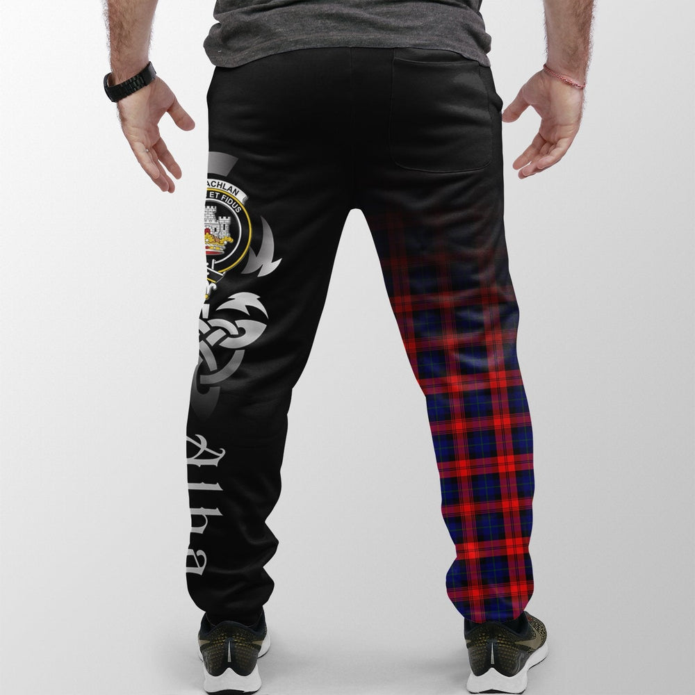 Clan MacLachlan Modern Tartan Crest Jogger Sweatpants  Alba Celtic Style IY78  Tartan Today   