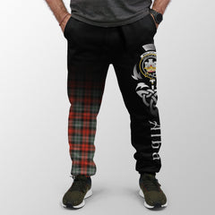 Clan MacLachlan Weathered Tartan Crest Jogger Sweatpants  Alba Celtic Style SE47  Tartan Today   