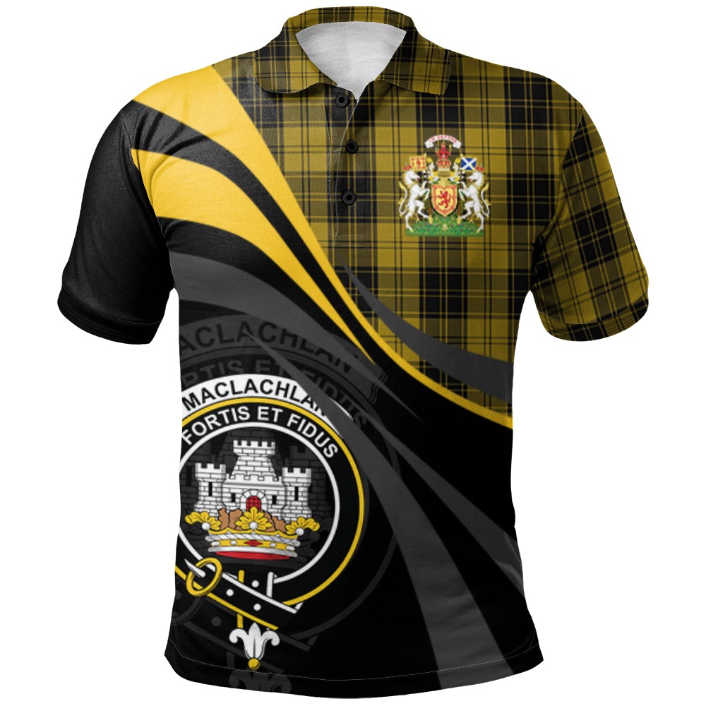 Clan MacLachlan 04 Tartan Polo Shirt - Royal Coat Of Arms Style YH78 MacLachlan 04 Tartan Tartan Polo   
