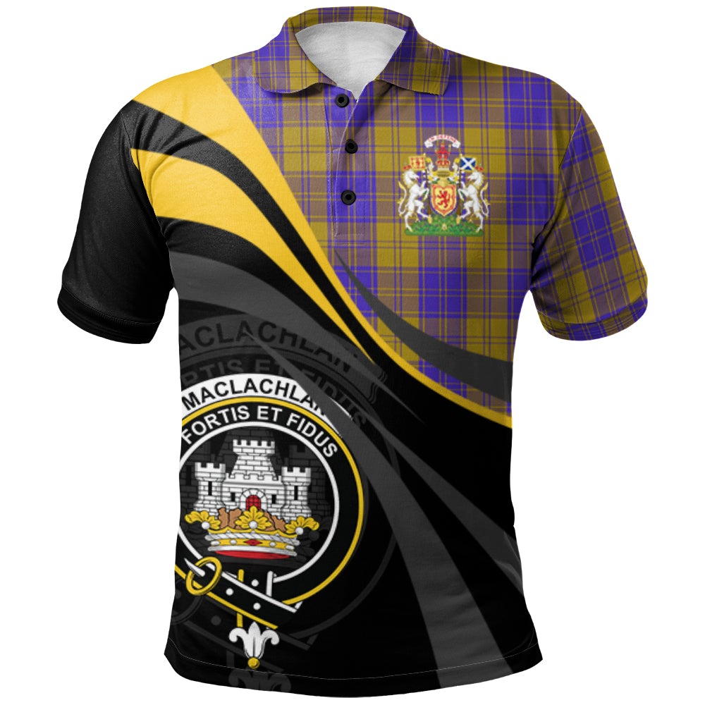 Clan MacLachlan 05 Tartan Polo Shirt - Royal Coat Of Arms Style SY71 MacLachlan 05 Tartan Tartan Polo   