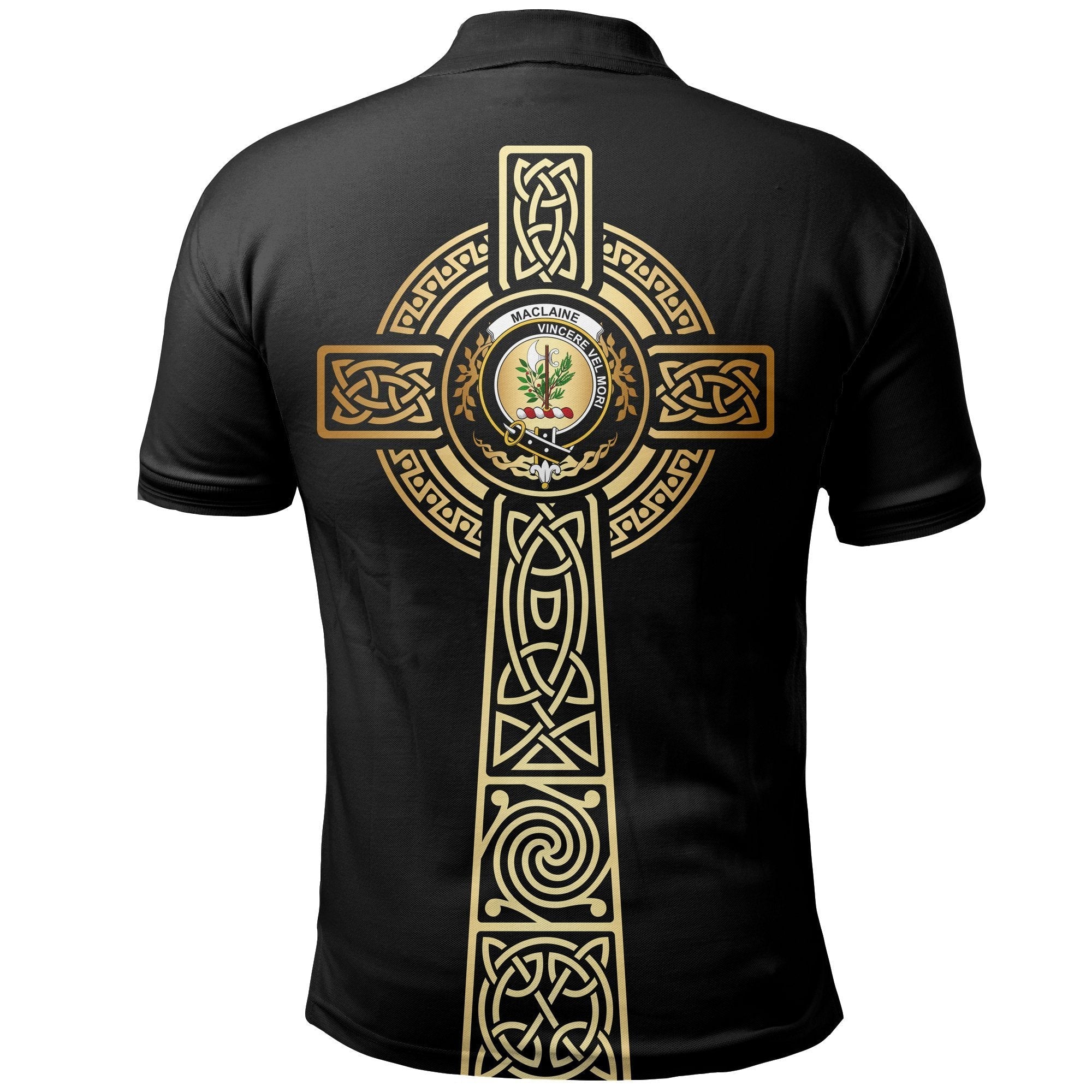 Clan MacLaine (of Lochbuie) Clan Unisex Polo Shirt - Celtic Tree Of Life CK27 MacLaine (of Lochbuie) Tartan Tartan Polo   