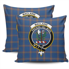 Clan MacLaine of Loch Buie Tartan Crest Pillow Cover VP25 Clan Borthwick Tartan Today   