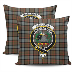 Clan MacLaren Weathered Tartan Crest Pillow Cover RI67 Clan Borthwick Tartan Today   
