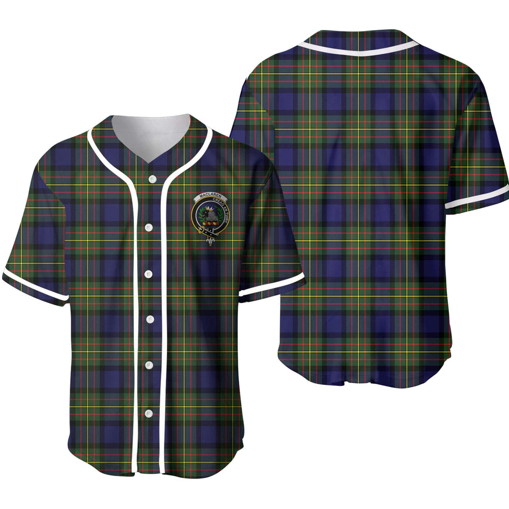 Clan MacLaren Tartan Unisex Baseball Jersey CJ10AO21 Clan Hall Tartan Today   