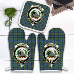 Clan MacLaren Ancient Tartan Crest Oven Mitt And Pot Holder (2 Oven Mitts + 1 Pot Holder) MO66 Clan Borthwick Tartan Today   