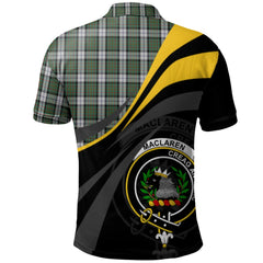 Clan MacLaren Dress Tartan Polo Shirt - Royal Coat Of Arms Style DU17 MacLaren Dress Tartan Tartan Polo   