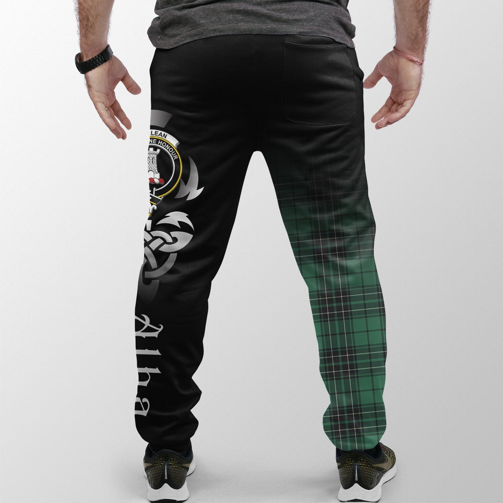 Clan MacLean Hunting Ancient Tartan Crest Jogger Sweatpants  Alba Celtic Style QR11  Tartan Today   