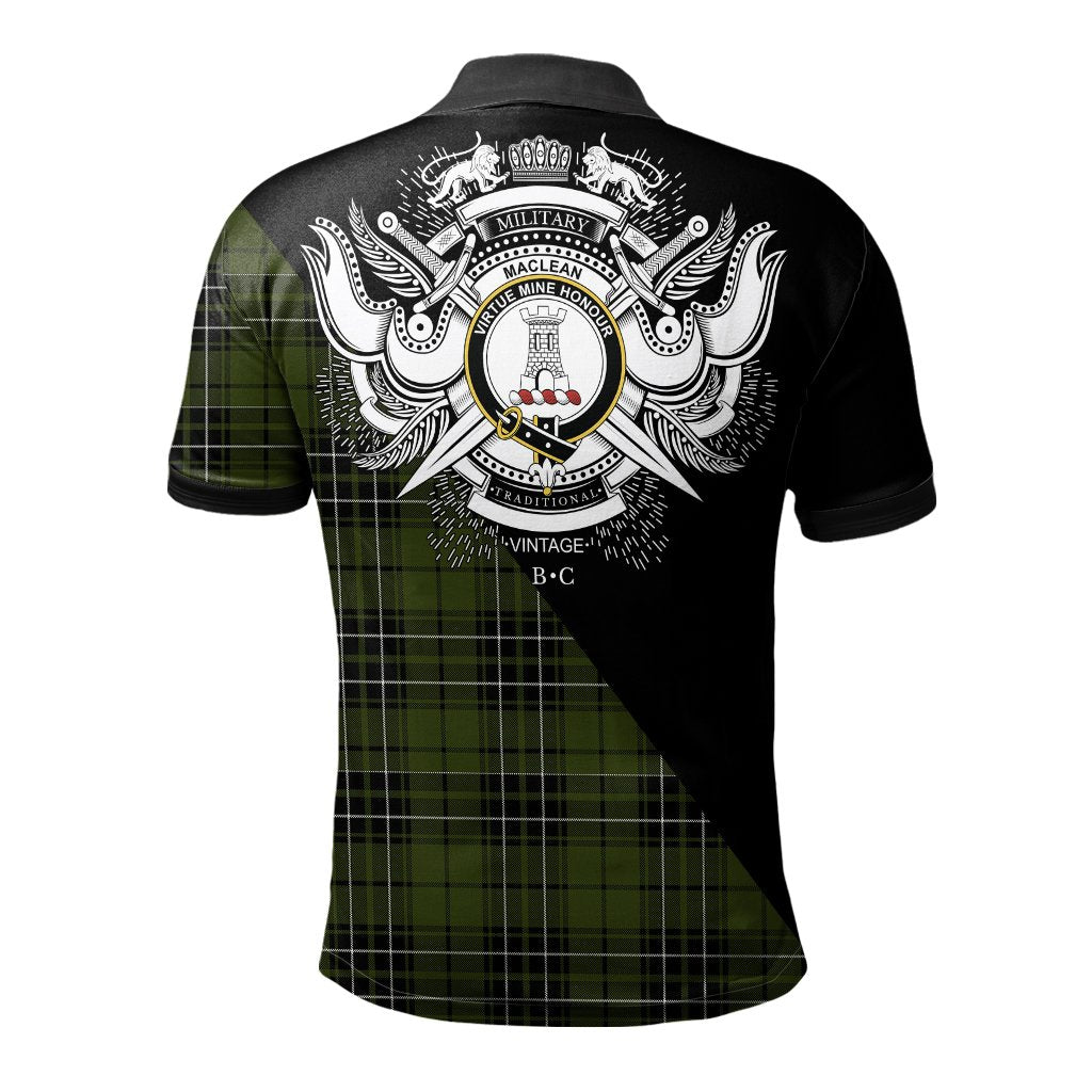 Clan MacLean Hunting Clan - Military Polo Shirt TL30 MacLean Hunting Tartan Tartan Polo   