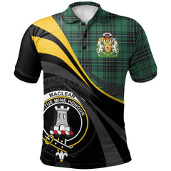Clan MacLean Hunting Ancient Tartan Polo Shirt - Royal Coat Of Arms Style QD93 MacLean Hunting Ancient Tartan Tartan Polo   